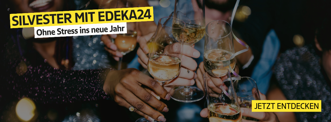 Silvester mit EDEKA24 - Ohne Stress ins neue Jahr